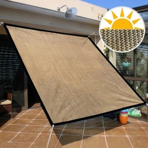 Toldos Exterior Sombrilla de vela Rojo Anti-UV Rectangular para jardín 2x2m - Imagen 1 de 6