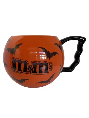 Taza de Halloween M&M's murciélagos caramelo grande Teleflora 2006 Foto 1 de 4