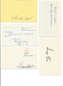 Chris Van Cuyk signed 3x5 index card 1950 Brooklyn Dodgers baseball - Picture 1 of 1