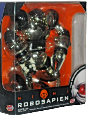 WowWee Mini Robosapien Walking Robot Chrome and Black 2004 Collectible Toy RARE - Image 1 of 4