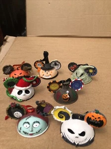 7 Disney Park Jack Skelett Mickey Mouse Nightmare Before Christmas Mütze Ornament - Bild 1 von 10