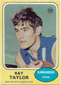1970 Scanlens (60) Ray TAYLOR North Melbourne ::/ - Picture 1 of 2
