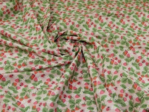 Tecido de polialgodão estampado Minerva rosa - por metro - Imagem 1 de 1