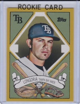 EVAN LONGORIA ROOKIE CARD 2008 Topps TAMPA BAY RAYS RC San Francisco Giants - Image 1 of 2