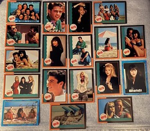 BEVERLY HILLS 90210 Topps 1991 Trading Cards & Sticker Lot of 32 Cards!