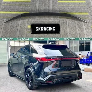 Carbon Fiber Rear Middle Spoiler Wing Fits 2023-2025 Lexus RX350 RX450H+ RX500H - Picture 1 of 23