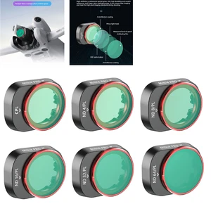 Für DJI Mini 4 Pro Filterset ND8PL ND16PL ND32PL ND64PL CPL Rotary Filter - Bild 1 von 14