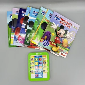 Disney Mickey Mouse Clubhouse Electronic Me Reader Story Reader & 8 Book Set - Picture 1 of 7