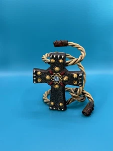 Gothic Kreuz Metall Deko Stück/ Kerzenhalter - Bild 1 von 8