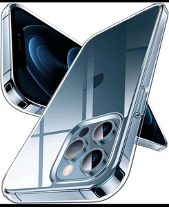 10pack Of Cases for Apple iPhone 12/12 Pro - Clear Black - Picture 1 of 6
