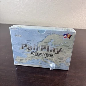 Vintage PairPlay Europe - A Memory Game W Educational Twist Made In UK - Picture 1 of 7