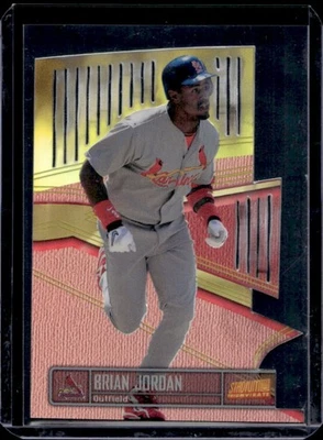 1999 Stadium Club Brian Jordan Triumvirate Luminescent #T5A Cardinals - Image 1 of 2