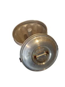 Molde de pudín de ciruela para pastel Gugelhupf con tapa de bloqueo Dr. Oetker Alemania Navidad - Imagen 1 de 11