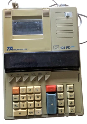 Tischrechner Triumph-Adler 121 PD - Vintage - Type: R010 - aus Nachlass - Bild 1 von 4