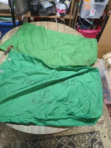 Vintage US First Class Mail Nylon Tasche grün #1 - Bild 1 von 22