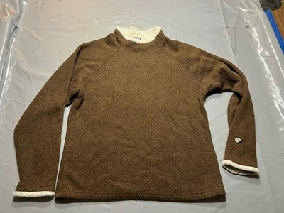 Pullover Kuhl Mujer Alfpaca Polar Marrón Talla Pequeña Senderismo Aire Libre Foto 1 de 4