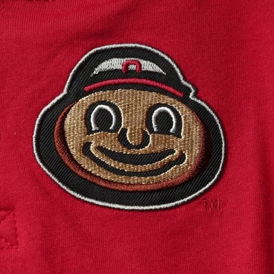 Toddler Colosseum Scarlet/Heathered Gray Ohio State Buckeyes Poppies Hoodie and - Image 1 of 4