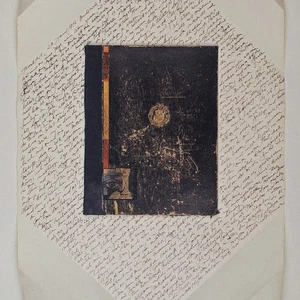 Ruth Tesmar itinera litterarum Humboldt Offset nach Assemblage 2009 signiert - Picture 1 of 4