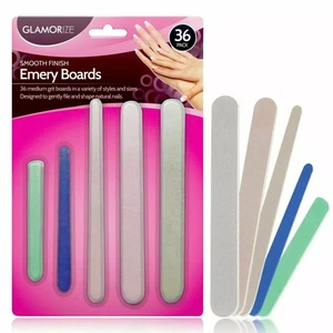 36-Pack Double-Sided Nail Files Assorted Sizes Emery Boards for Manicured Nail - Picture 1 of 4