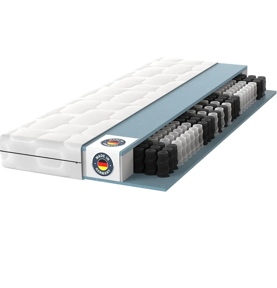 🛏️ BMM Ortho Medic 7-Zonen Taschenfederkernmatratze 90x200 cm – neuwertig - Bild 1 von 4