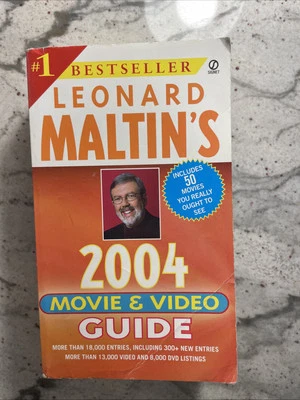 LEONARD MALTIN'S 2004 MOVIE & VIDEO GUIDE PAPERBACK / SIGNET - Image 1 of 4