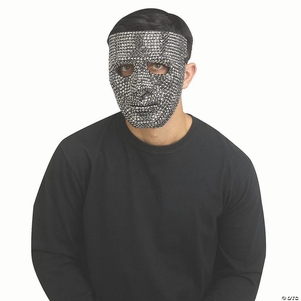 Silver Bling Blank Mask - Image 1 of 1