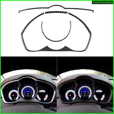 Cubierta de panel de velocímetro de fibra de carbono real para Cadillac SRX 10-12 Foto 1 de 4