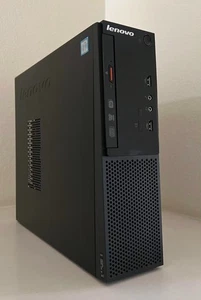 Lenovo Slim Desktop i5 4GB RAM 500GB SSD Windows 10 Pro - Picture 1 of 3