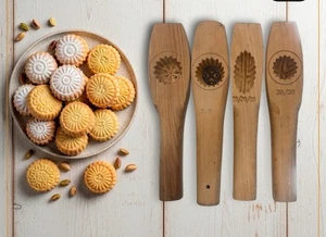 1 Stück Holzform Maamoul Pistazie, Datteln Maamou Form Hand قالب معمول خشب - Bild 1 von 8