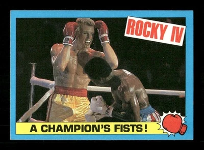 1985 Topps Rocky IV 20 Ivan Drago Dolph Lundgren Apollo Creed BXCP54 - Image 1 of 2