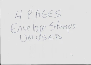 4 PAGES ENVELOPE CUT SQUARES UNUSED 1975-1979 Postal Corner US 8d - Picture 1 of 5