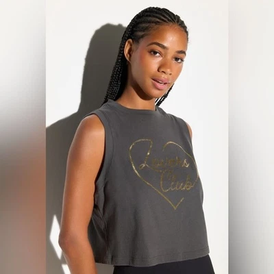 Camiseta sin mangas corta SPIRITUAL GANGSTER Crawford XL Lovers metálica dorada gráfica gris Foto 1 de 4