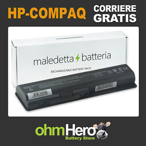 Batteria NERA 6 Celle per Hp-Compaq Presario CQ60-200