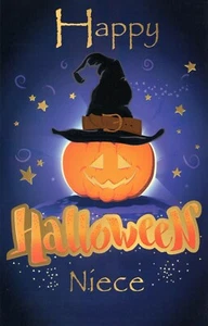 Biglietto Happy HALLOWEEN PER NIPOTE, Zucca Extra Speciale di Auguri Premium + ✉ - Foto 1 di 4