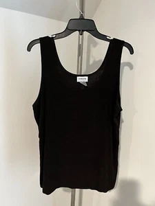 Camiseta sin mangas Chicos Travelers talla 3 elástica ajustada marrón moca sin mangas - Imagen 1 de 4