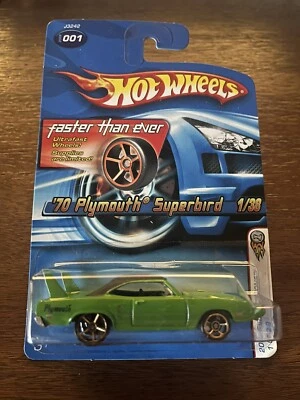 Difícil de encontrar - Hot Wheels - '70 Plymouth Superbird - 2006 "Más rápido que nunca" - ¡NUEVO! Foto 1 de 4