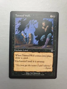 Tainted Well , MTG Invasion (2000). Common Black Enchant Land NM - Picture 1 of 2