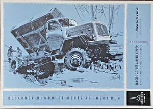 PROSPEKT MAGIRUS DEUTZ-TYP MERCUR 112A + SILENCAB-NR:W6/5045A/112/165D-10-9.57N - Bild 1 von 4