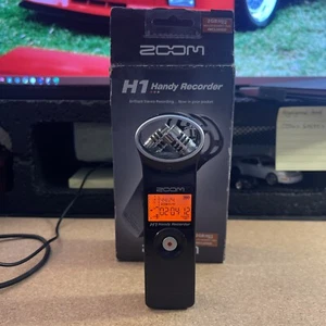 Zoom H1 Handy Portable Digital Recorder Mic - TESTED! GOOD CONDITION WITH BOX - Picture 1 of 8