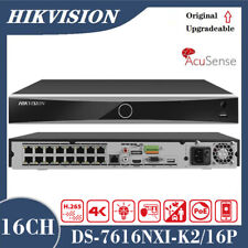 Hikvision 16CH 16PoE 1U KSeries AcuSense 4K NVR Video Recorder DS-7616NXI-K2/16P