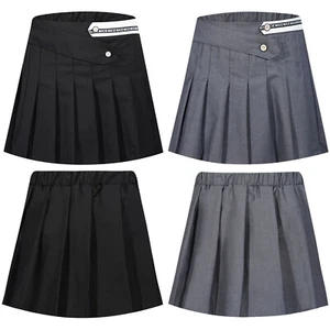 Kids Girls Miniskirt Beach Skirt Golf Underskirt Performance Skirts School - Picture 1 of 24