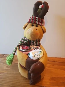 Juego de 3 toallas de cocina de Navidad con soporte para toallas de reno decoraciones navideñas usado en excelente estado - Imagen 1 de 9