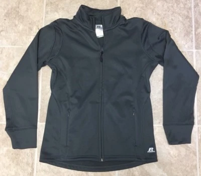 Russell Athletic Dri-Power Size Small Gray Full Zip Jacket w/ Zip Pockets - Imagem 1 de 4