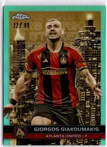 2023 Topps Chrome MLS Big City Strikers Aqua Refractor 1-20 (Complete Your Set) - Picture 1 of 25