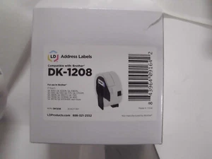 LD Compatible Brother DK-1208 Address Labels / 1.4 in x 3.5 in - Picture 1 of 3