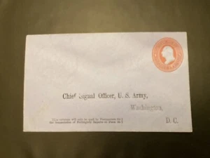 COLLECZONE US Postal Stationary UO54 Chief Signal Officer US Army (A100) - Bild 1 von 1