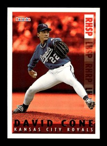 1995 Bazooka David Cone Red Hot  #RH-12