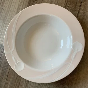 MIKASA FINE CHINA CLASSIC FLAIR PEACH RIMMED VEGETABLE SERVING BOWL 10" - Picture 1 of 7