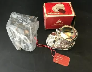 Salvadanaio Baby La S. Marco Silver Plate Baby Shoe Bank NIB - Picture 1 of 2