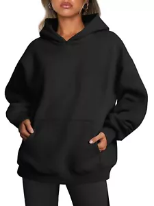 Womens Oversized Hoodies Fleece Sweatshirts Long Sleeve Sweaters Pullover Fal... - Picture 1 of 7